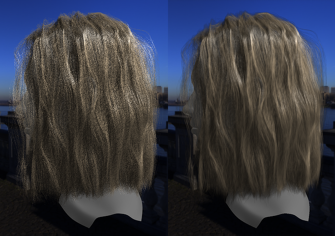 Real-Time Hair Filtering with Convolutional Neural Networks